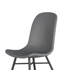 Flavia Chair meteor grey Grey PU 03